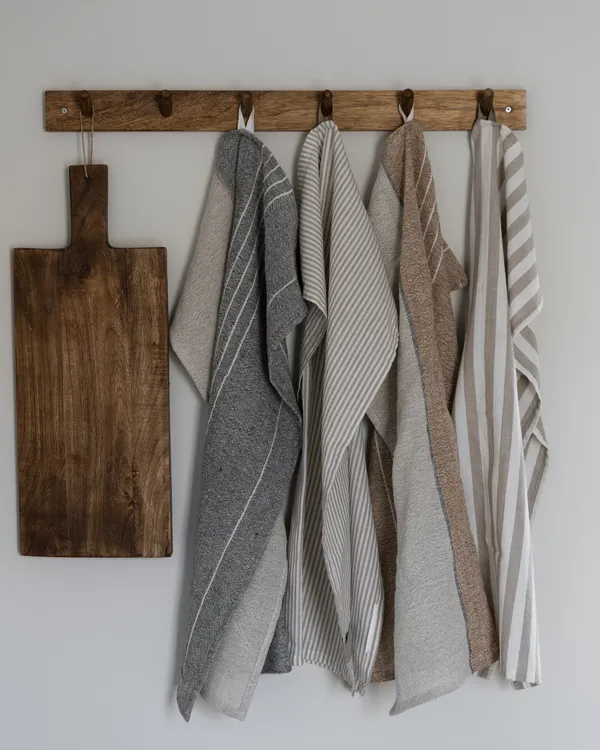 Viskestykke 47x70 cm Hvidt/Beige