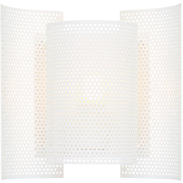 Butterfly Vegglampe Perforert Hvit