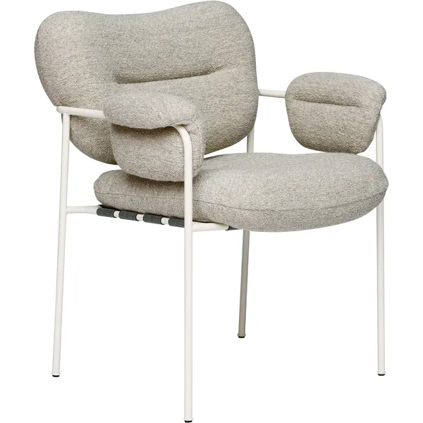 Spisolini Tuoli Pearl White Jalat / Kangas Barnum Sand