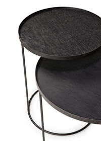 Round Brettbord Rund Sett S/L Svart