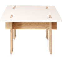 Arnold Salongbord 65x110 cm Lys Betong / Lys Eik