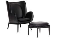 Embody Pall Skinn Elmosoft Svart / Svartbetsad Ek