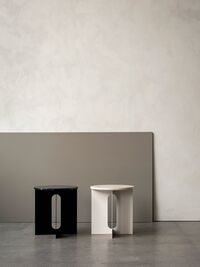 Androgyne Sidebord Svart / Svart Marmor