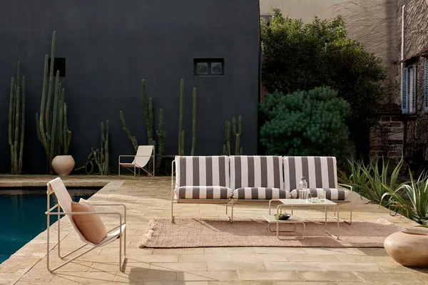 Desert 3-Seter Sofa Cashmere / Stripe