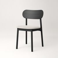 Elephant Stol Sort / Hvidt Bouclé