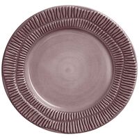 Stripes Tallerken 21 cm Plomme