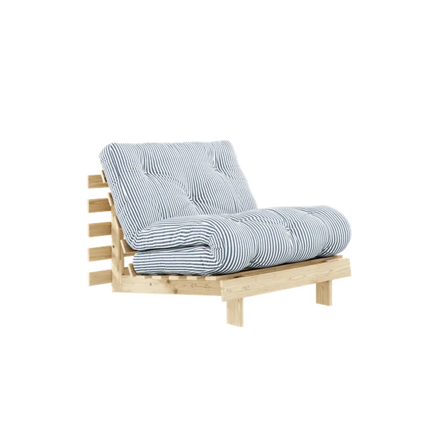 Roots 90 Loungefåtölj Furu / Beige