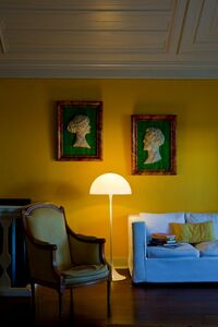 Panthella Gulvlampe Opal White