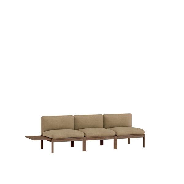 Modular 3-Seters Sofa Med Sidebord Røkt Eik/Autumn 221