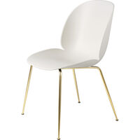 Beetle Stol Oklädd Conic Base Alabaster White