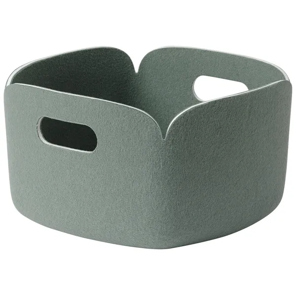 Restore Kurv 28x28 cm Dusty Green