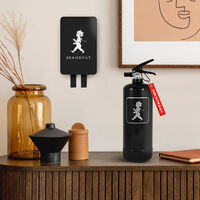Brandfilt Design Svart