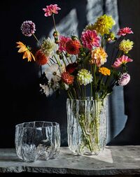 Crackle Vase Klar 28 cm