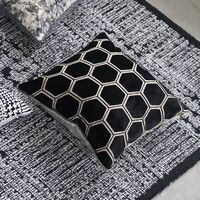 Manipur Kudde 43x43 cm Noir