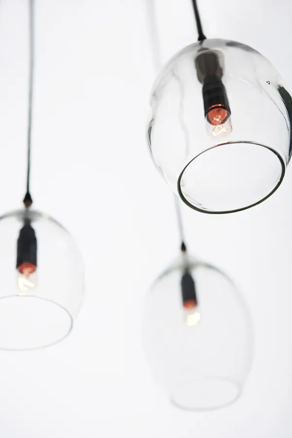 Unika loftslampe stor Klar