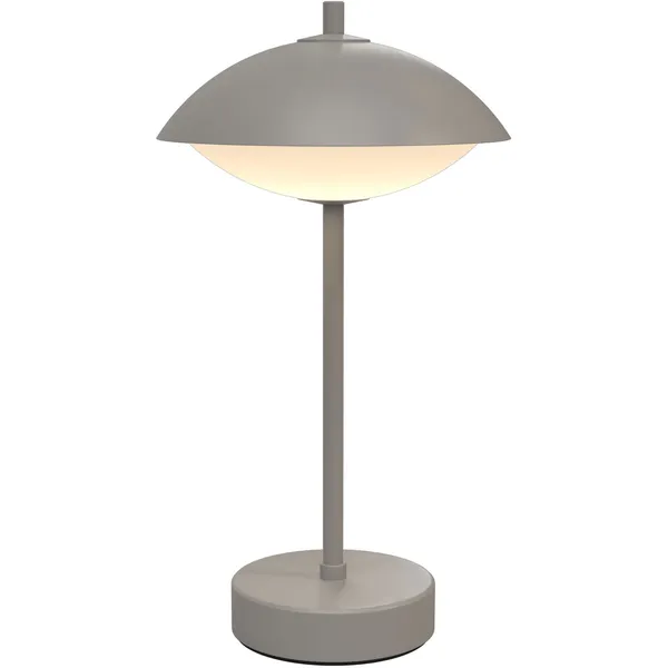 Clam Bordlampe Bærbar Nine Grey
