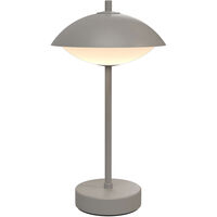 Clam Bordlampe Bærbar Nine Grey