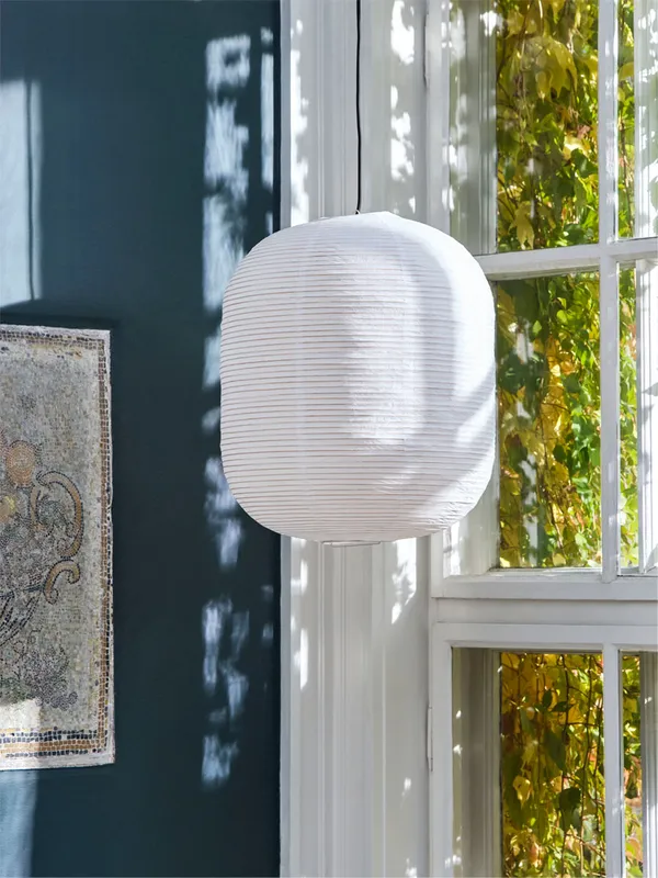 Paper Shade Oblong Lampeskærm Classic White