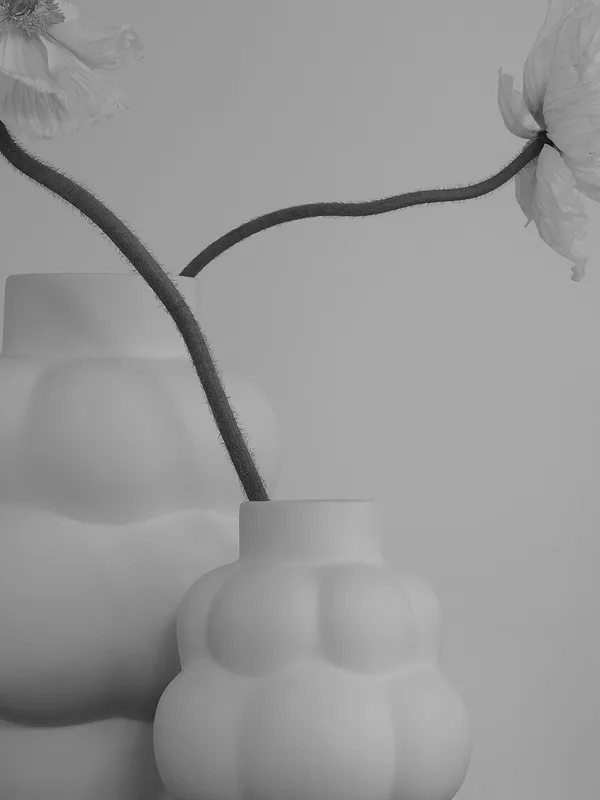 Balloon 04 Vase Petit Raw White