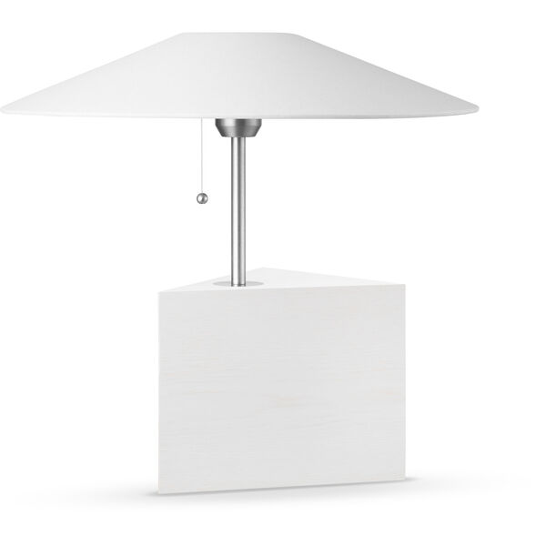 Triggy Bordlampe Hvitlasert Ask