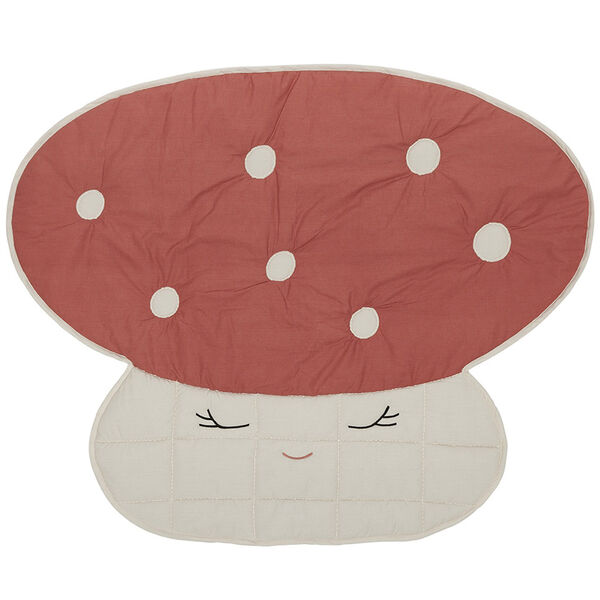 Mushroom Legetæppe Rødt/Offwhite