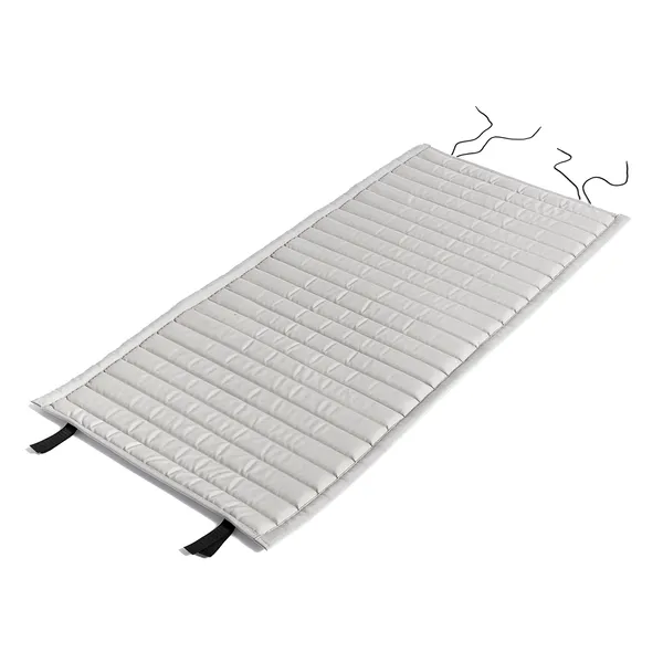 Palissade Dyna Quiltad Loungestol Låg Sky Grey