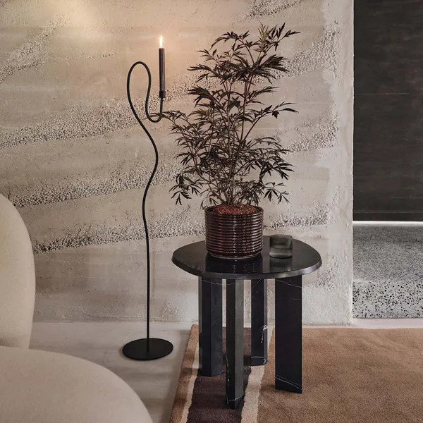 Taula Sidebord Ø544 cm Sort