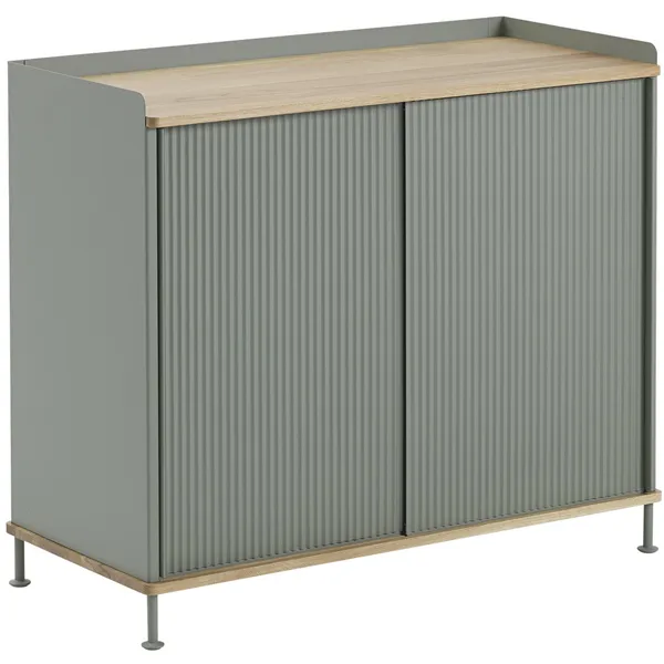 Enfold Skænk 45x100 cm Olieret Eg / Dusty Green