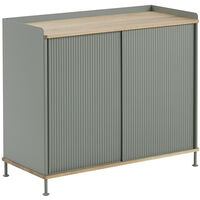 Enfold Skænk 45x100 cm Olieret Eg / Dusty Green