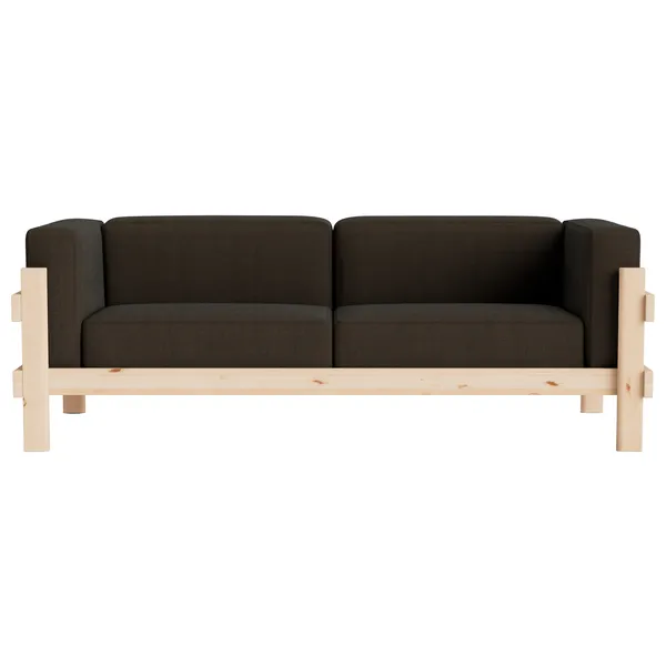 Kube 3-Personers Sofa Pine / Remix 356