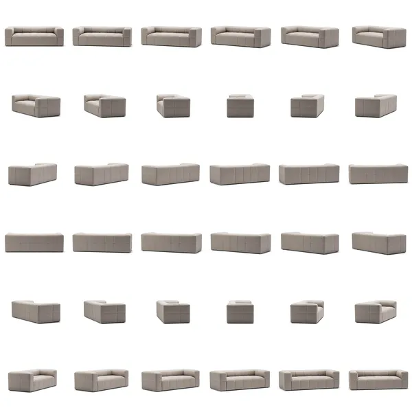 Mure 2-Seter Sofa Sandshell Beige