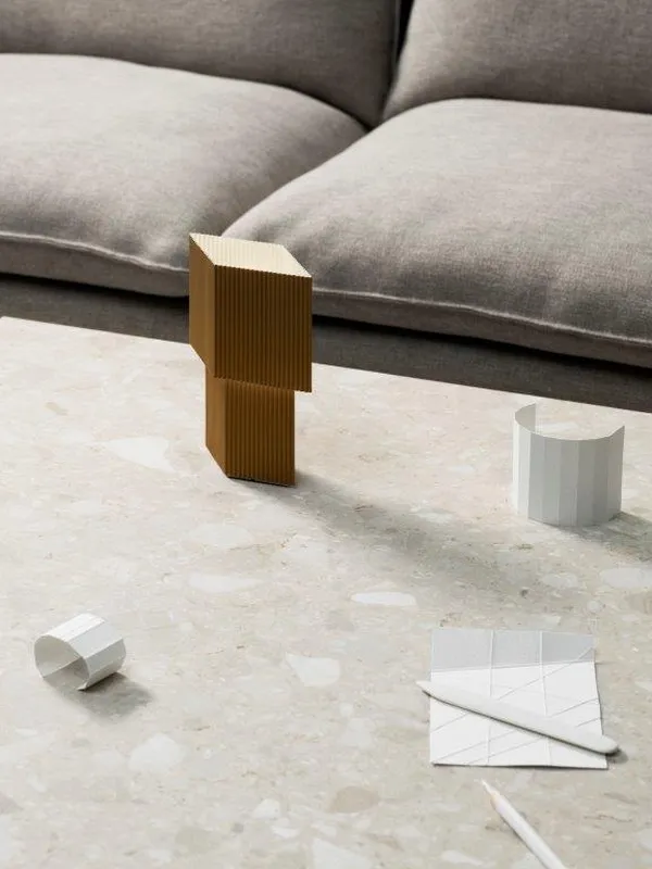 Romb Mini Bordlampe Bærbar Cumin
