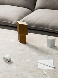 Romb Mini Bordlampe Bærbar Cumin