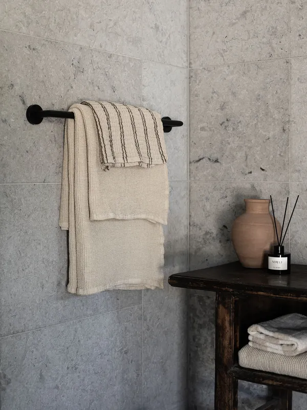 Nella waffle Pyyhe 100x150 cm Beige