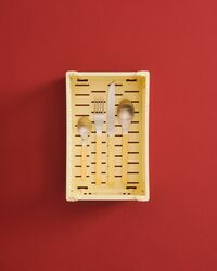 Colour Crate Medium Förvaring Light Yellow