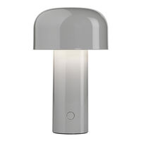 Bellhop Bordslampa Portabel Grå