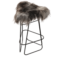 Iceland Barstol 65 cm Sort / Wild Grey