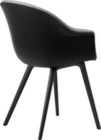 Bat Spisebordstol Polstret Front / Plastbase Plain 0023