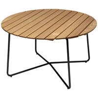 9A Bord Ø120 cm Oljad Ek / Svart