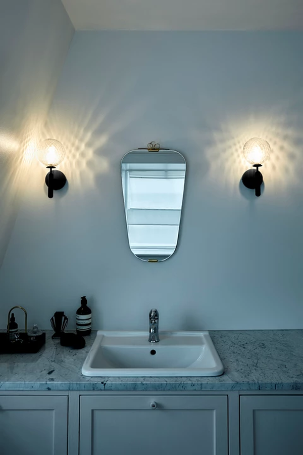 Miira Vegglampe Rock Grey / Klar