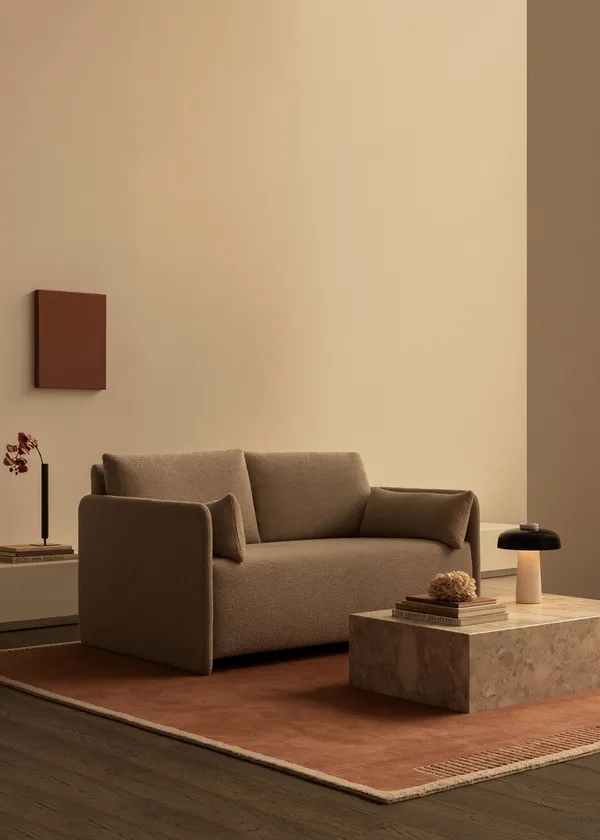 Reverse Bordlampe Carrara / Sort