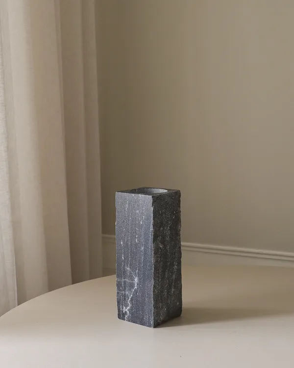 Edge Vase Medium Grey Cartier