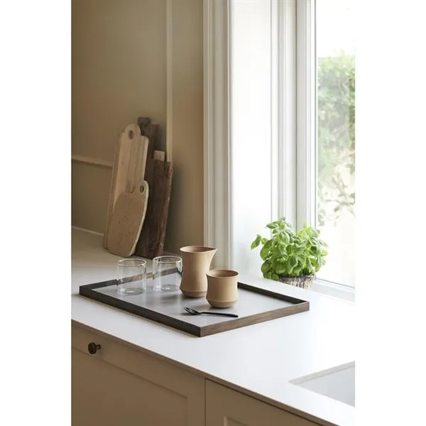 Frame Bricka Medium Rökt Ek/Beige