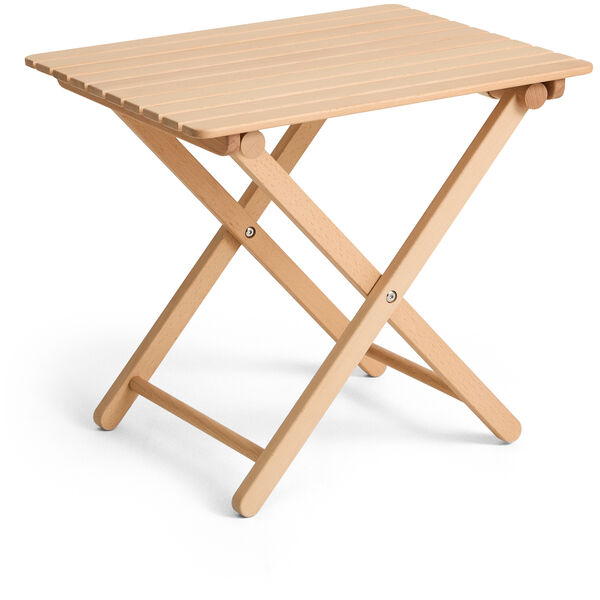 Outdoor Market Folding Table Small Natural