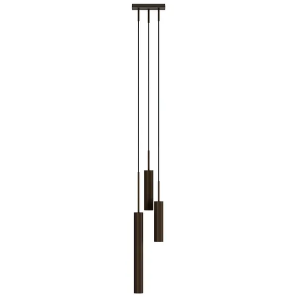 Tubulaire Kattokruunu Bronzed 3 Riippuvalaisinta