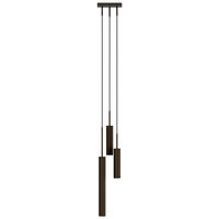 Tubulaire Kattokruunu Bronzed 3 Riippuvalaisinta