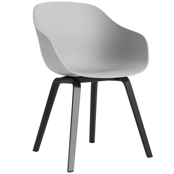 AAC 222 2.0 Armstol Sortlakeret Eg / Concrete Grey
