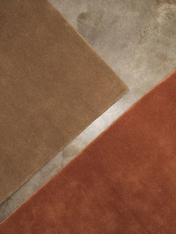 Stille Tufted Matto 140x200 cm Punaruskea