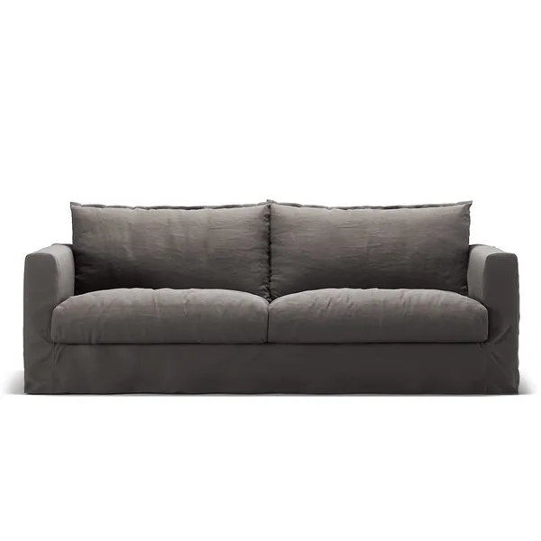 Verhoilu Le Grand Air Nou Kolmipaikkaiselle Sohvalle Pellava Smokey Granite