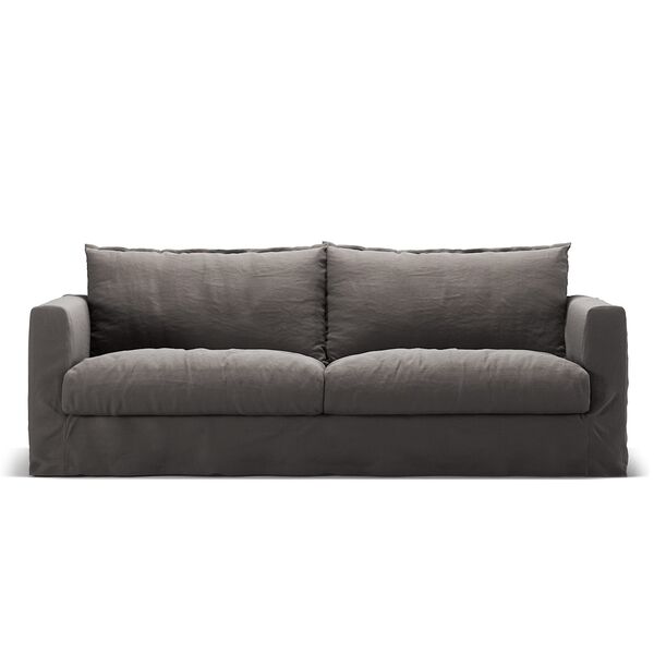 Klädsel Till Le Grand Air Nou 3-sitssoffa Linne Smokey Granite